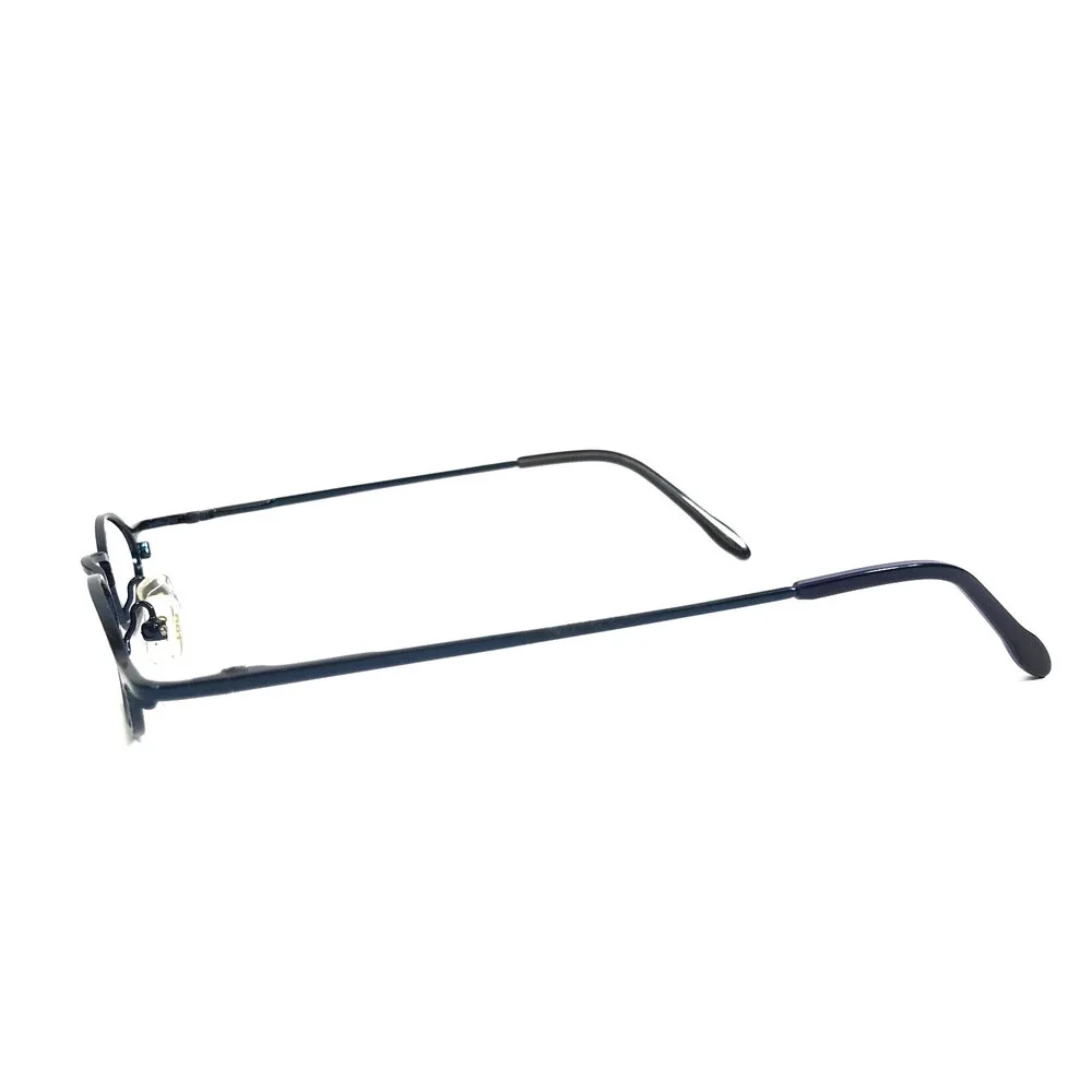 ogi Petite Eyeglasses Frames 9010 COL. 68 Navy Blue Oval Wire Rim 40-22-131